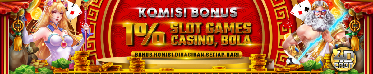 BONUS MINGGUAN 1% SLOT ONLINE - CROT4D